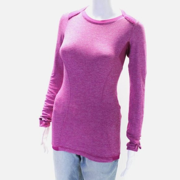 Lululemon Run Soft Long Sleeve Pink 4 NWOT - Picture 11 of 14